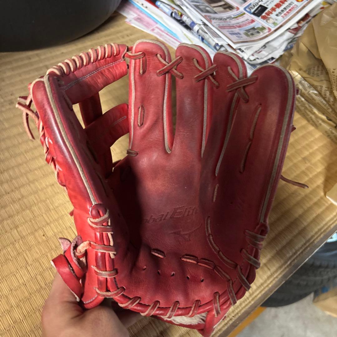 Global Elite ∞ 軟式内野用グラブ　菊池型　ラディッシュ　10周年