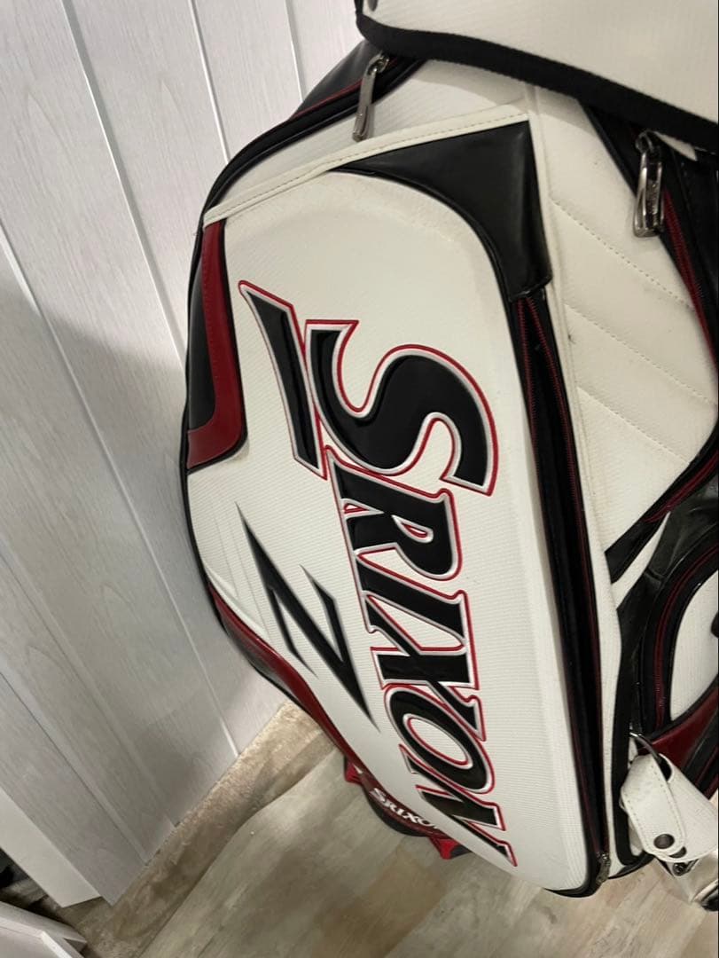 Srixon Z フルキャディバッグ ホワイト・レッド・ブラック