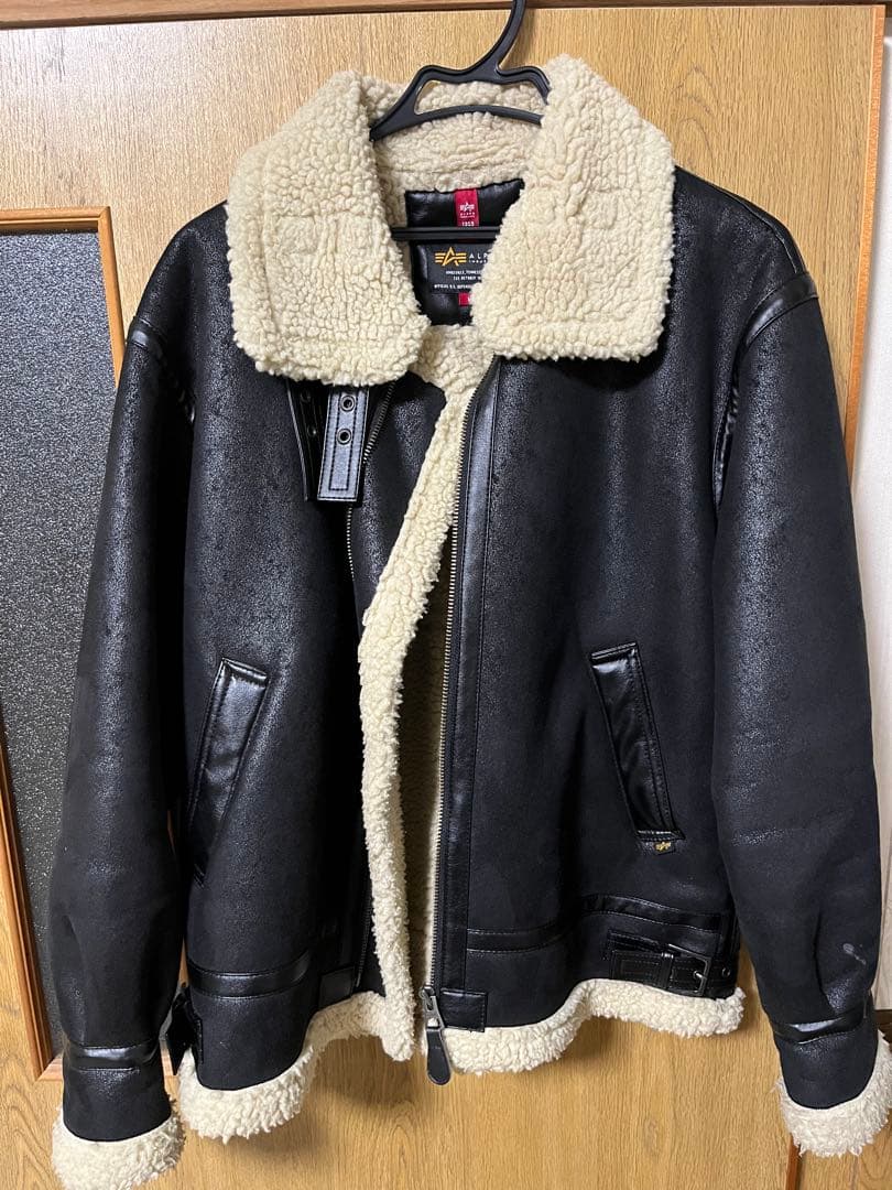 Alpha B-3 フェイクムートン フライトジャケット　山田蓮