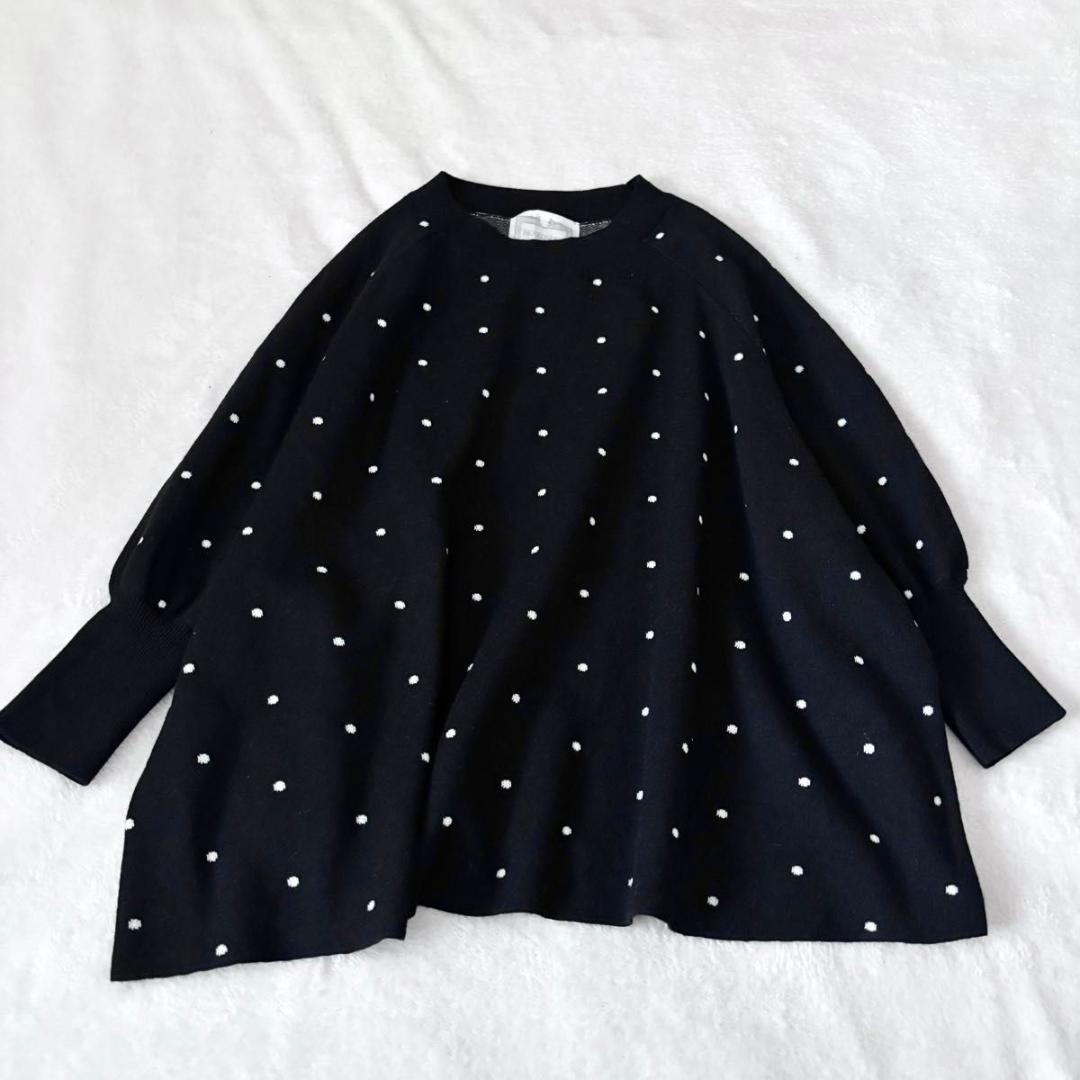 BEARDSLEY ビアズリー　チュチュキャミニット　ブラック　ドット　洗える