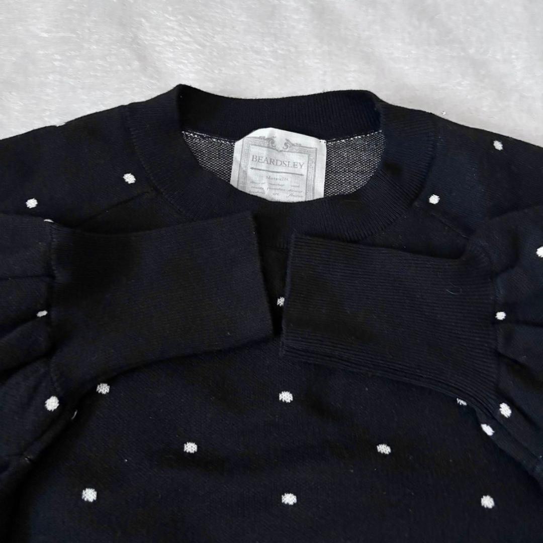 BEARDSLEY ビアズリー　チュチュキャミニット　ブラック　ドット　洗える