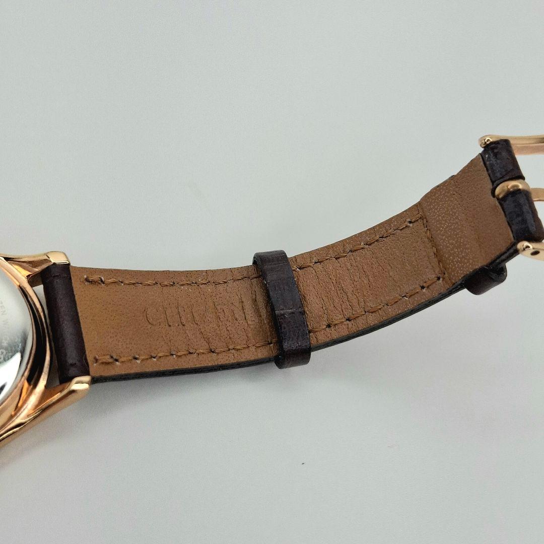 ✨美品 シチズン エコドライブ レザー バンド CITIZEN ブラウン