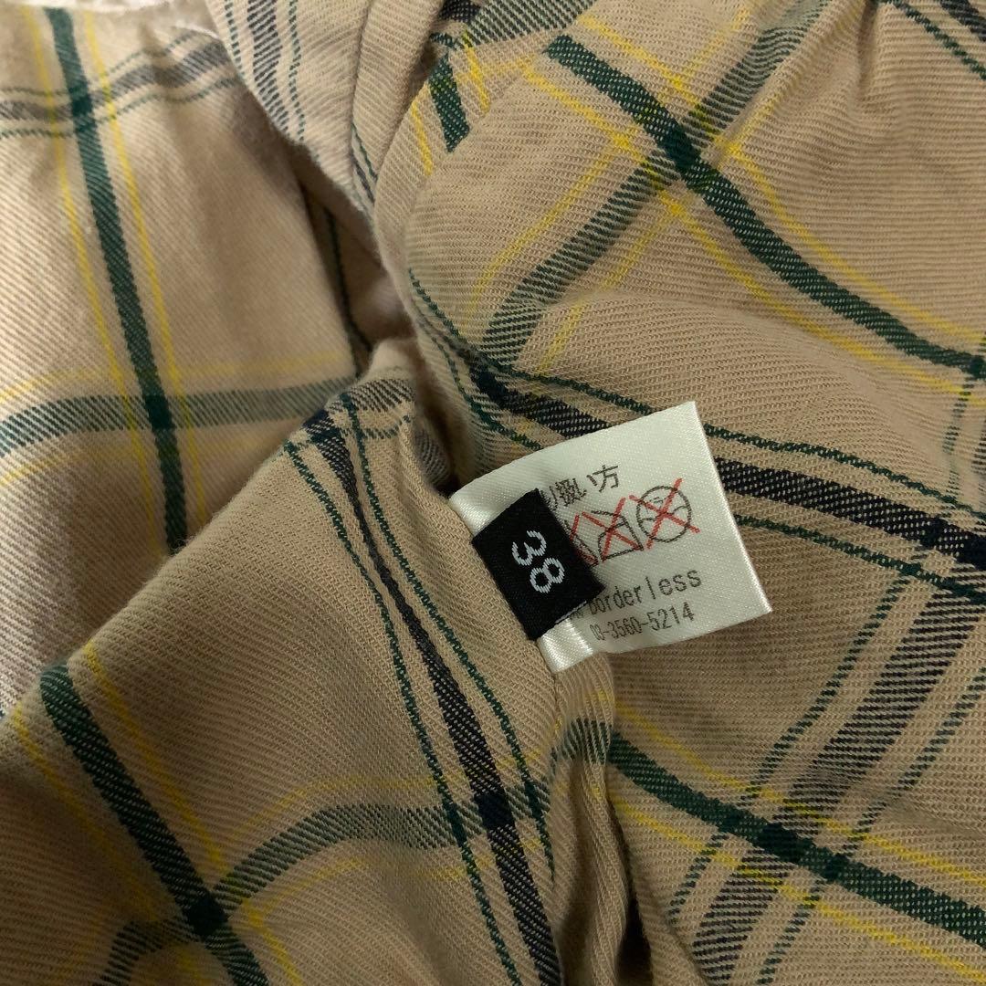 GRENFELL グレンフェル ショートトレンチ 38 英国製 ベージュ黒タグ