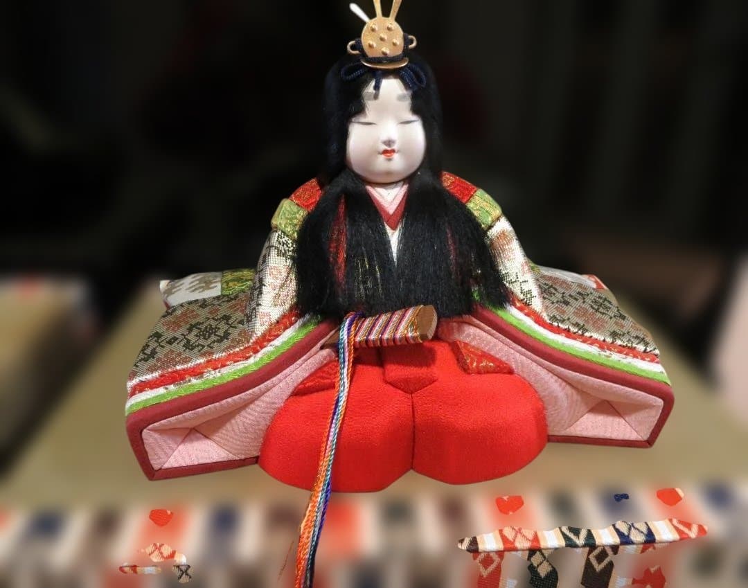 鈴木賢一作 八千代雛　佐賀錦