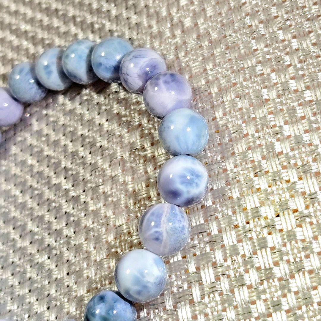 高品質✨パープルラリマー‪♡ブレスレット ドミニカ共和国産 特別価格