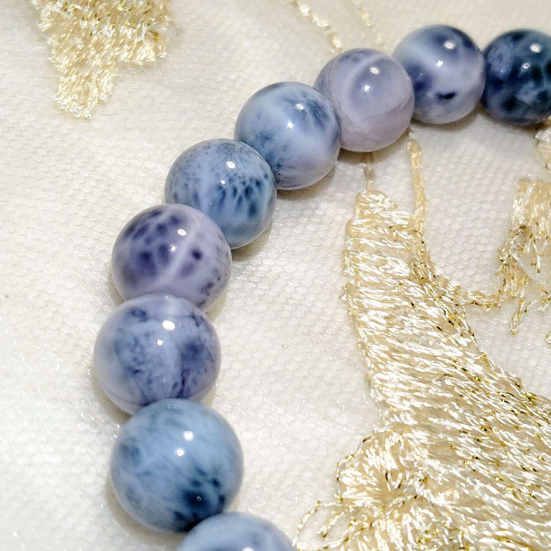 高品質✨パープルラリマー‪♡ブレスレット ドミニカ共和国産 特別価格