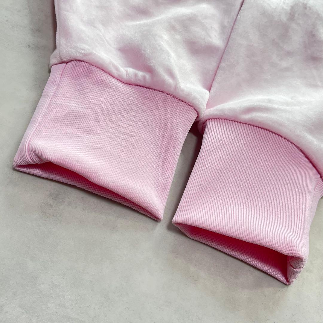 adidas × SNIDEL ベロア トラックジャケット パステル ピンク L