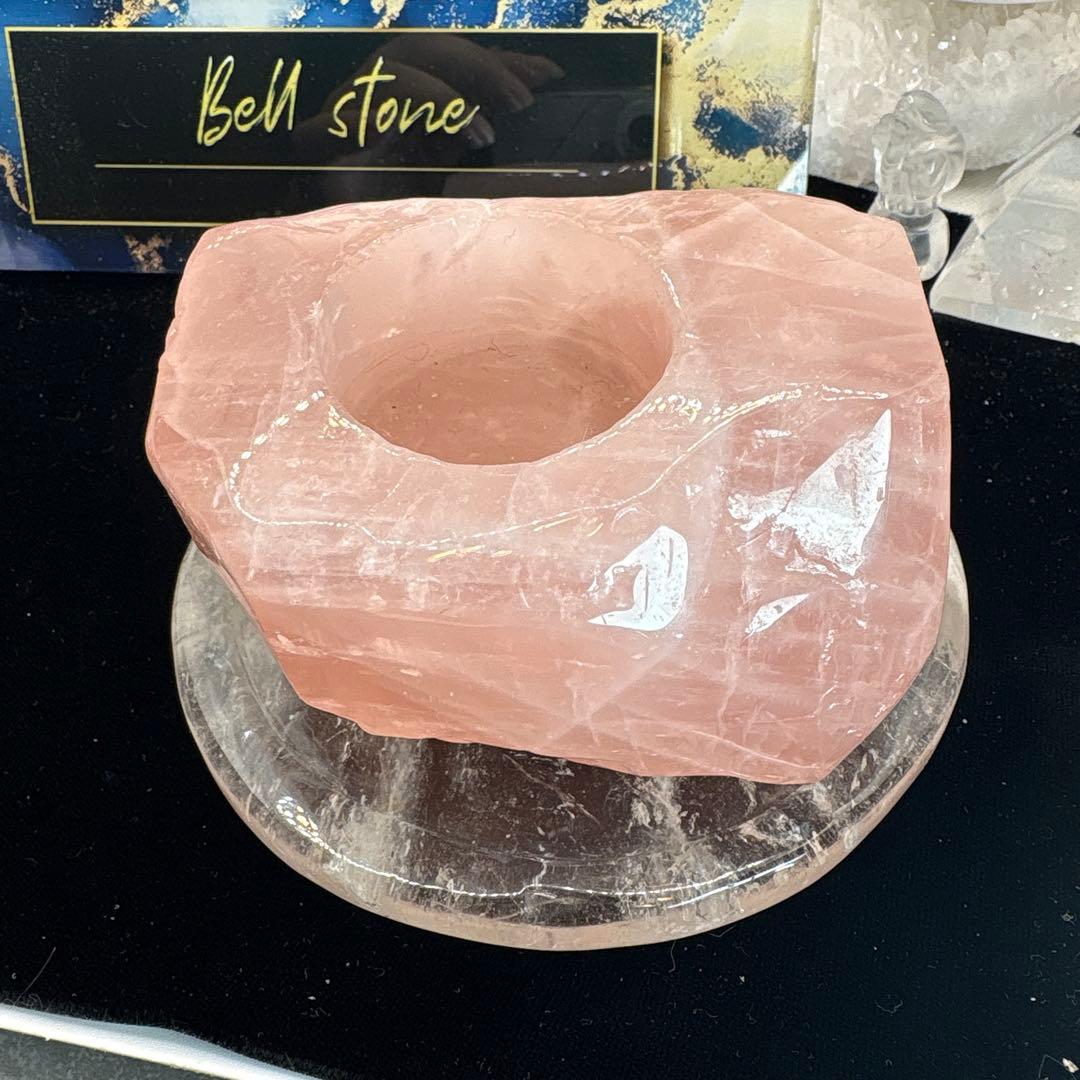 ローズクォーツ♡キャンドルホルダー♡No.2508