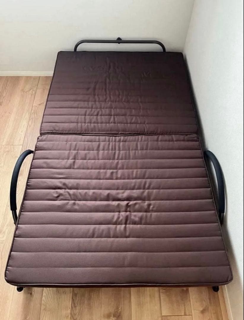 く*ん様 【美品】電動 折りたたみ リクライニング セミダブルベッド 介護 ブラ