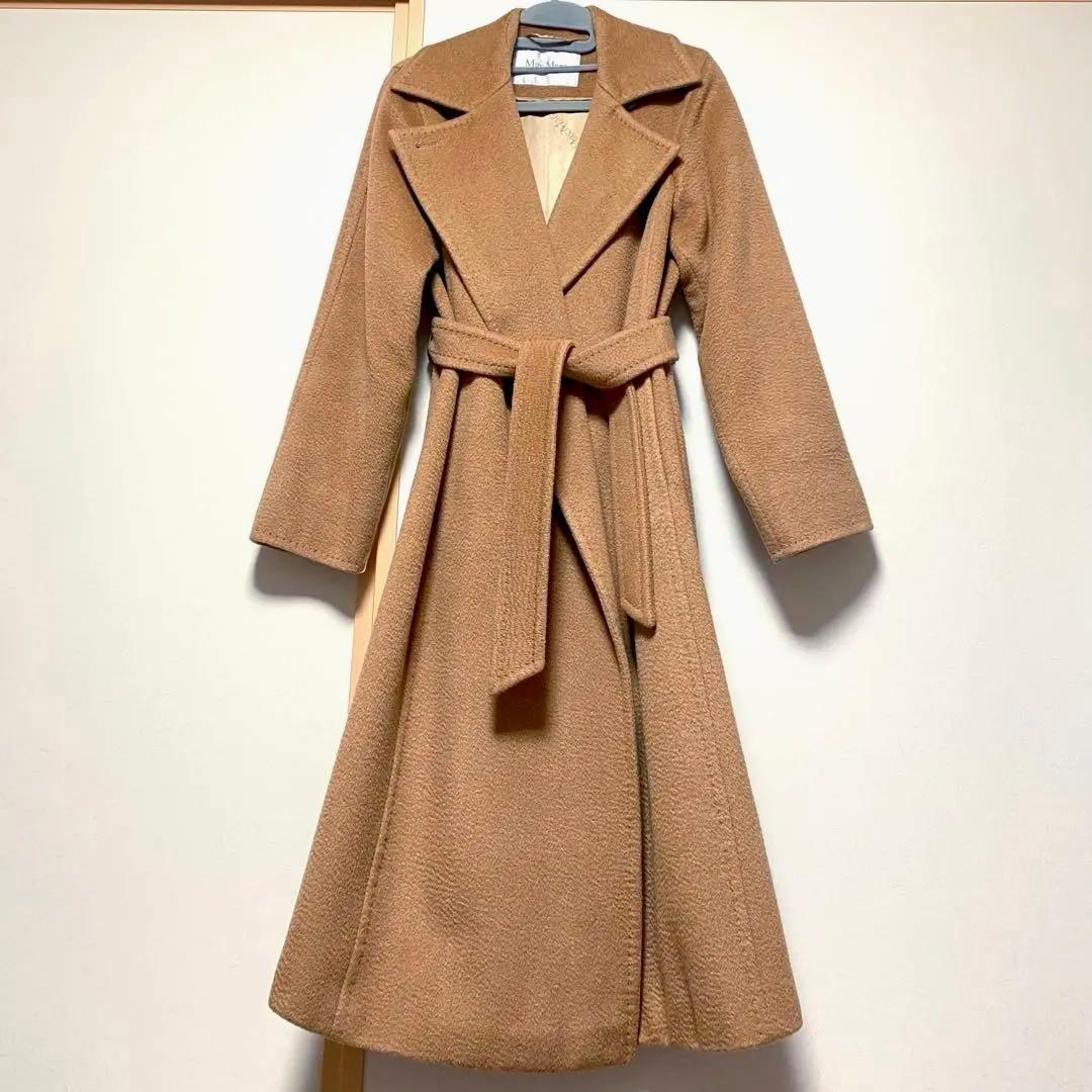 MAX MARAマックスマーラ/マニュエラ/ピュアキャメルアイコンコート 34