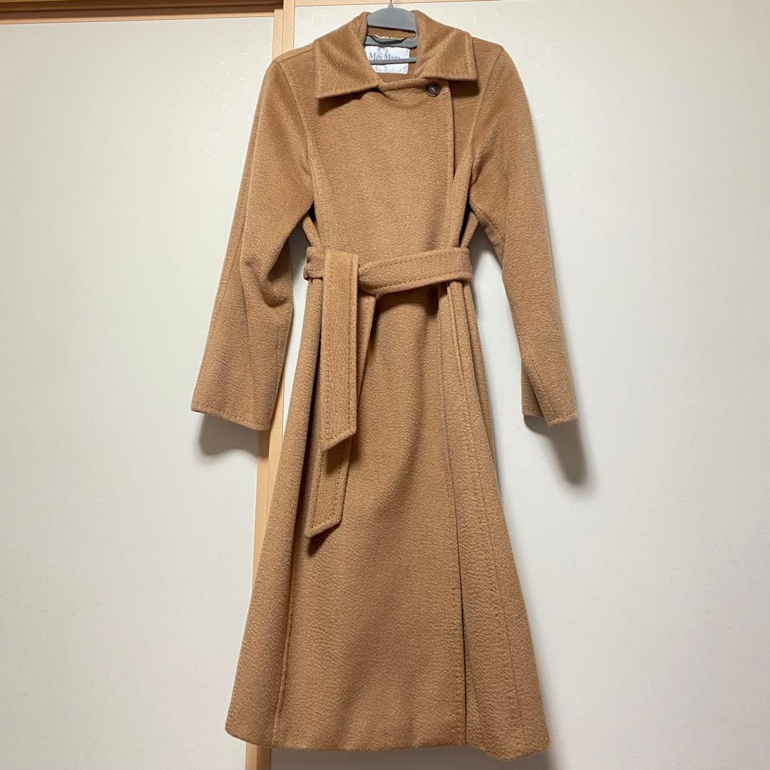 MAX MARAマックスマーラ/マニュエラ/ピュアキャメルアイコンコート 34