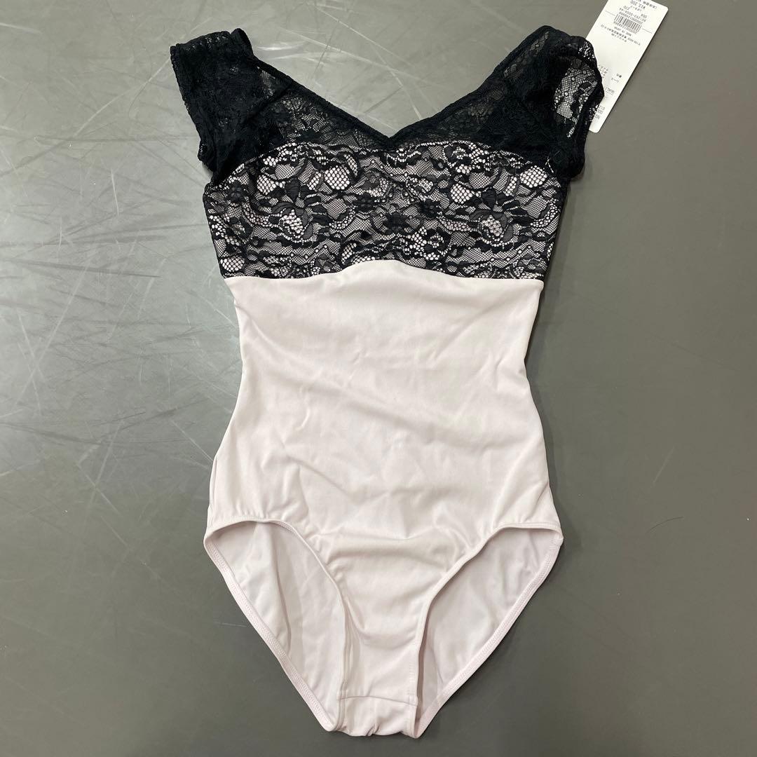 チャコット　バレエレオタード S ピンク/ブラック