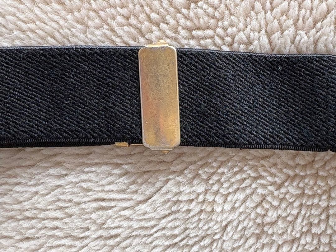 Curensology カレンソロジー　サスペンダーパンツ ブラックストライプ