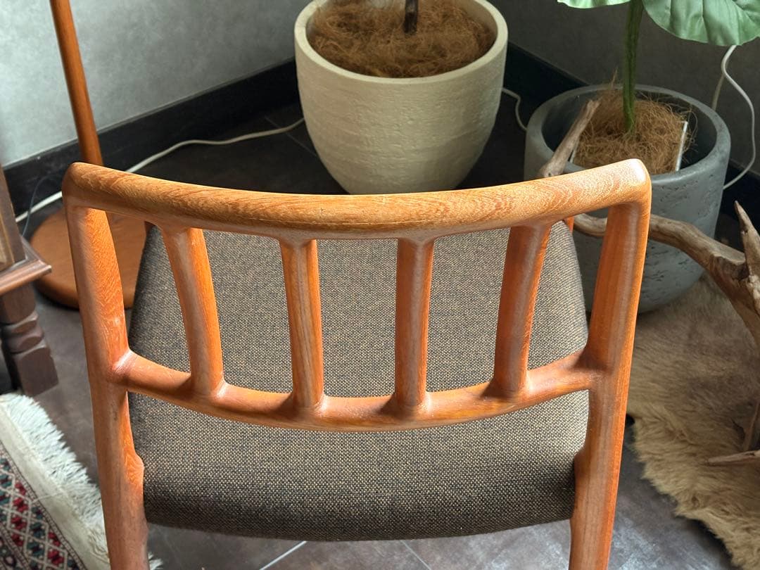 ⑤J.L. Møllers JLモラー　北欧ヴィンテージチェア　チーク材　NZ