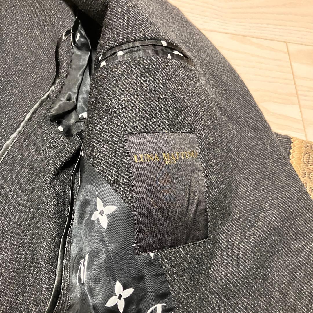 定価250,000円　ルナマティーノ　ロングコート　ガウン　チェスター　ウール