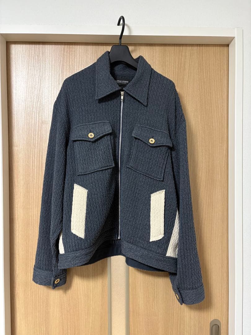 PLATEAU STUDIO ジッパージャケット サイズ2 ダークグレー