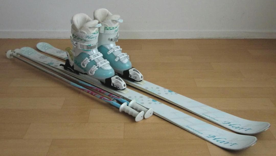 ■■送料無料■Hart■女性用スキー3点セット■板160■メンテ付■■