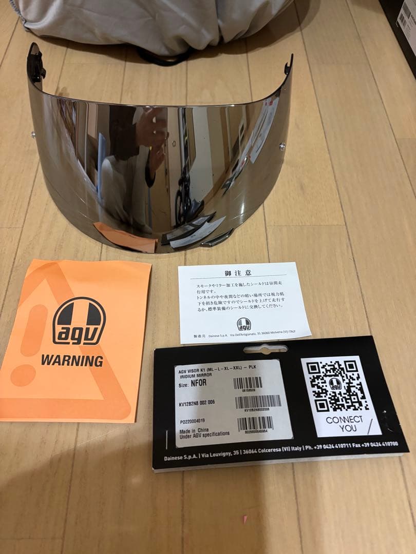 【ken】AGV フルフェイスヘルメット ブラック 箱付き