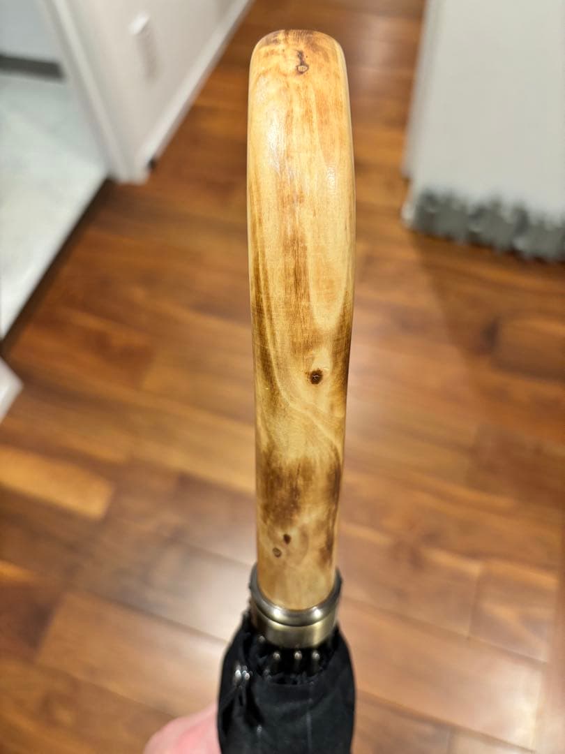 ※最終値下です。前原光縈商店　メンズ　ストライプ　長傘　ブラック