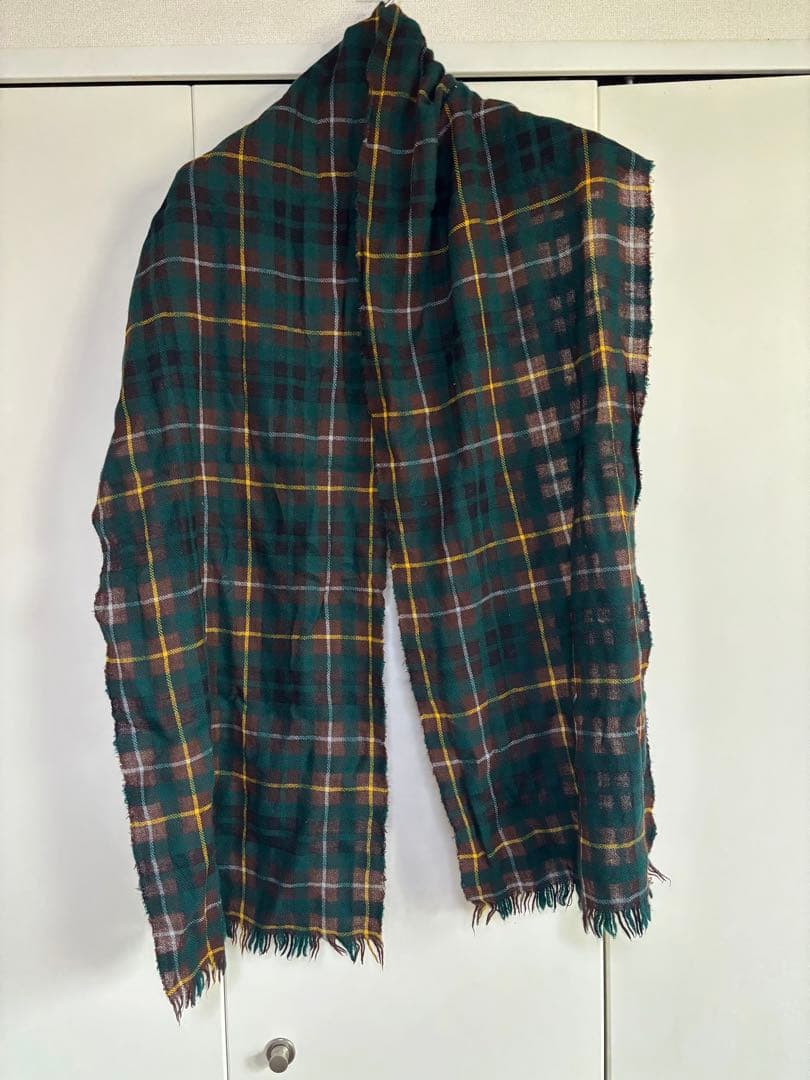 COMME des GARÇONS チェックマフラー　ロキャロン