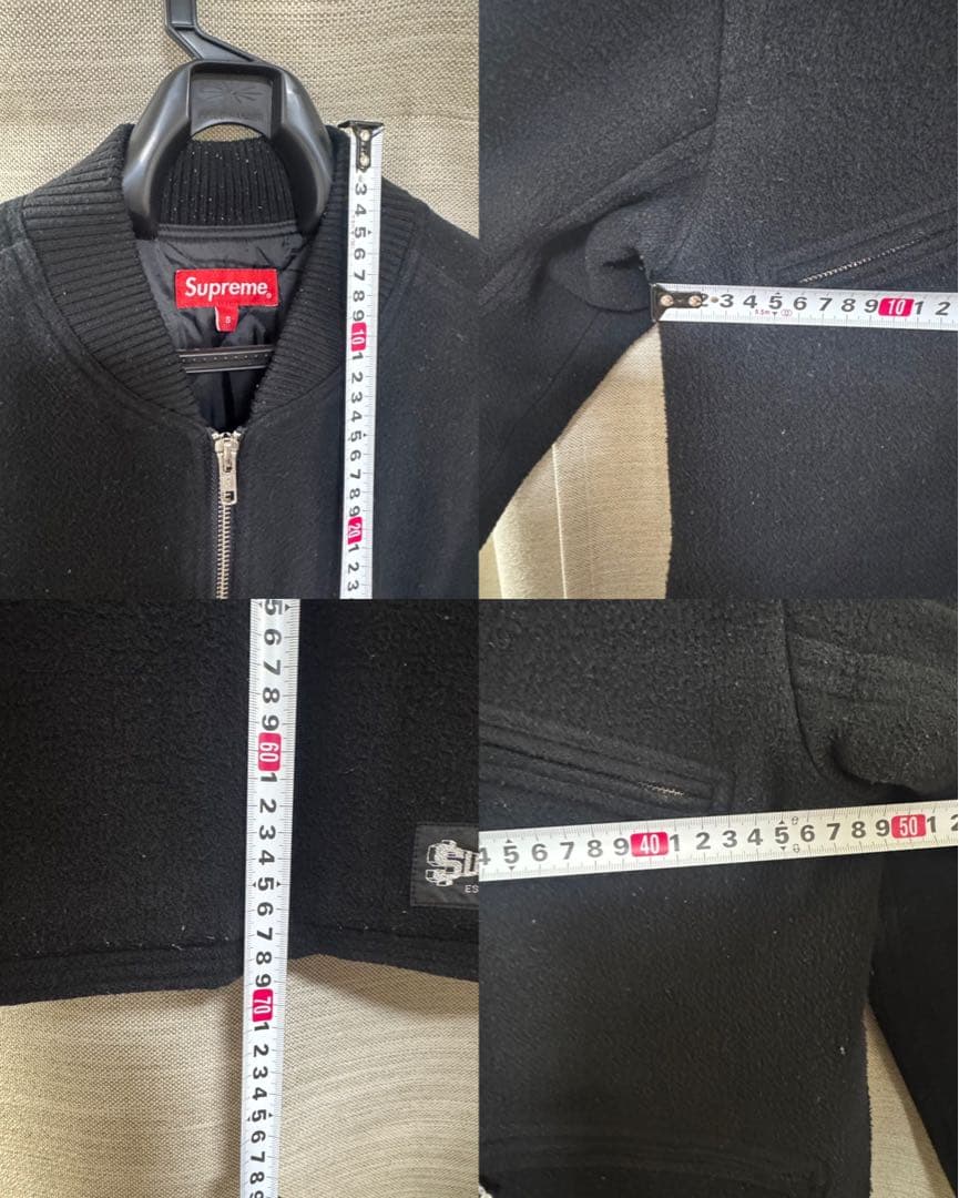 ≪Supreme≫ Zip car jacket Sサイズ ブラック