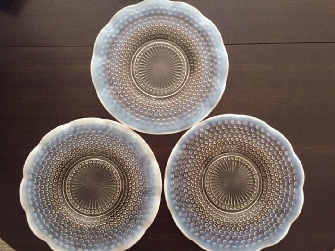 使用感なし★アンカーホッキング ムーンストーン⭐︎サンドイッチプレート3枚セット