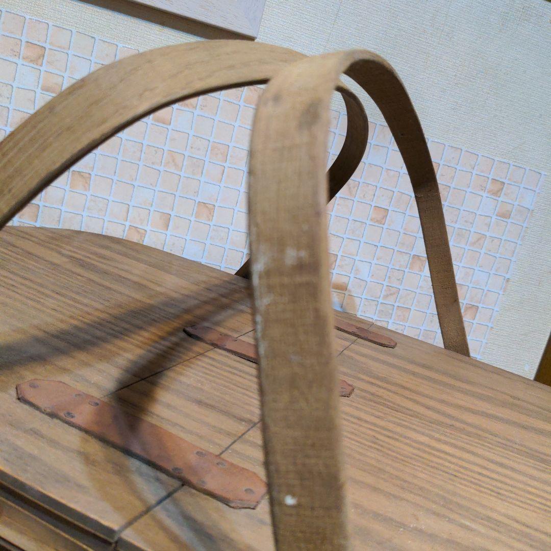 Longaberger Basket ライナー＆栞付・アンティーク シャビー