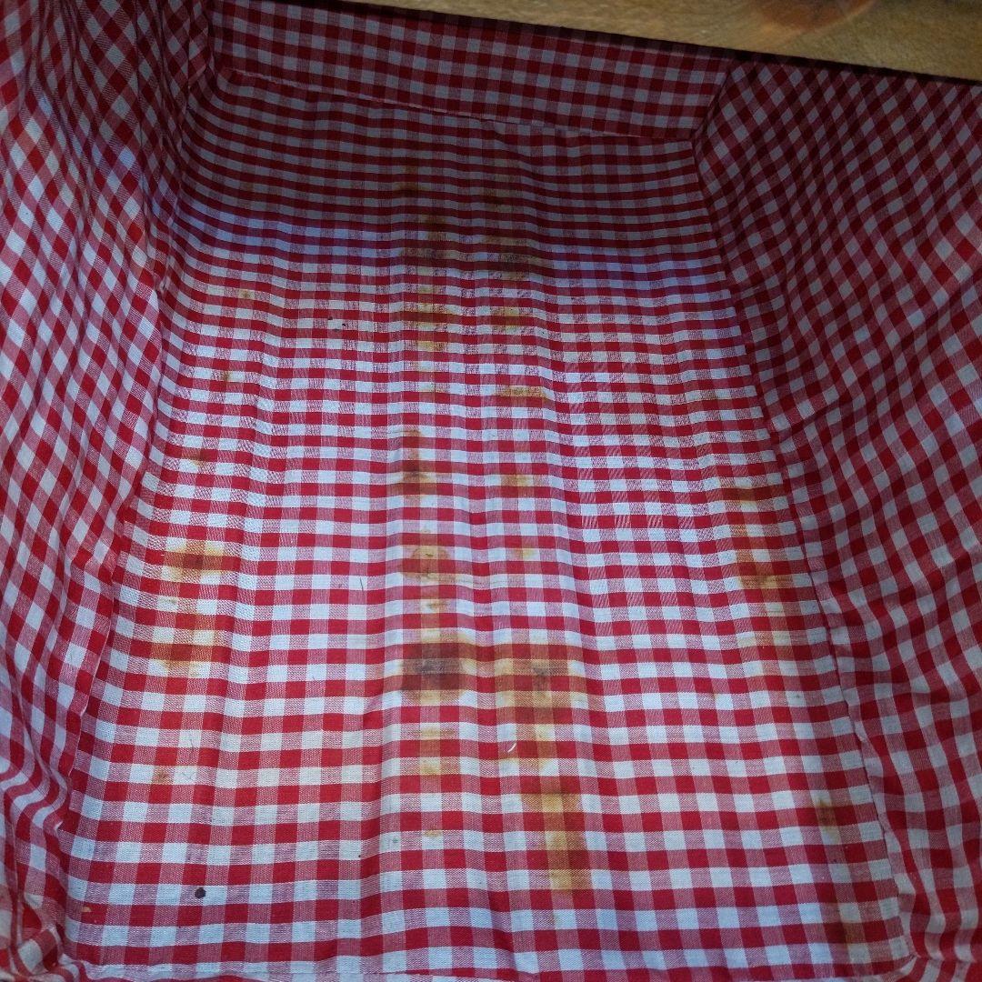 Longaberger Basket ライナー＆栞付・アンティーク シャビー