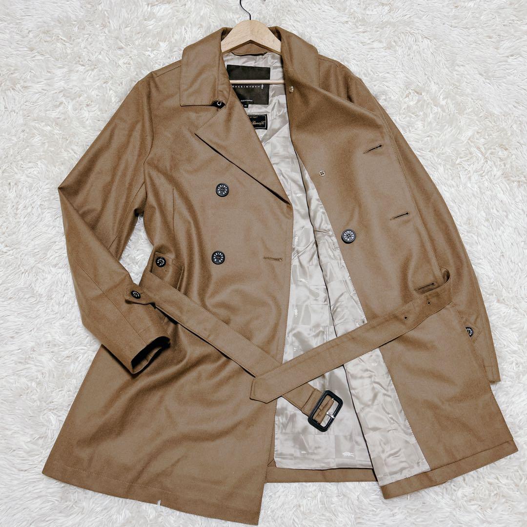 美品✨Macintosh London ロロピアーナ　　ダブルトレンチコート