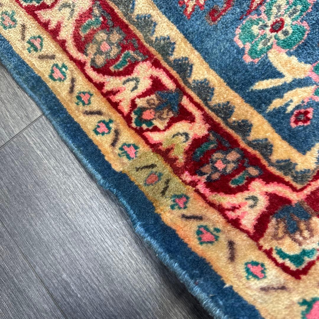 104cmx60ペルシャ絨毯年代織り物シリザーン手織り絨毯スパーヴィンテージラグ