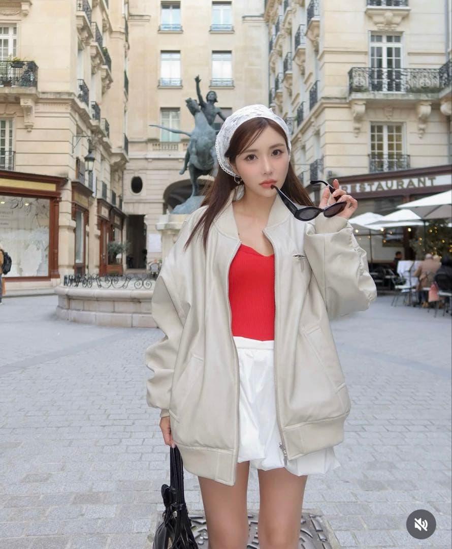 FAUX LEATHER BLOUSON フォーレザーブルゾン　JOSEMOON