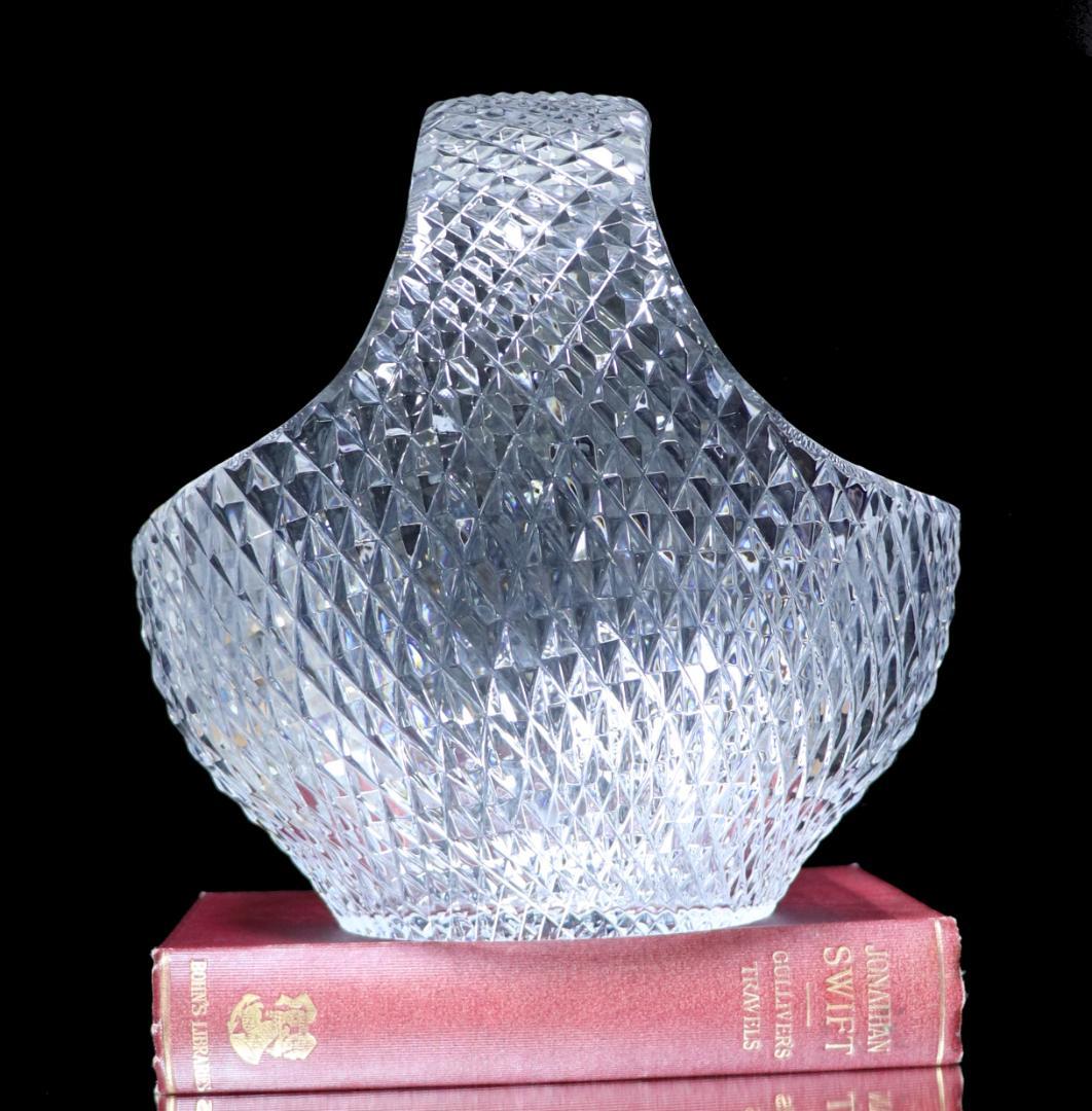 オールド・バカラ 稀少サイズ 特大 バスケット 1.6kg 20cm 菱形カット