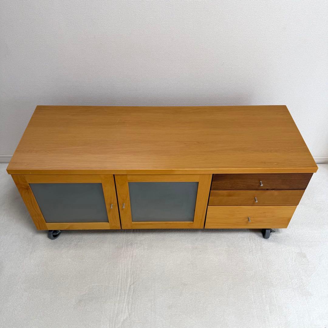 マルヨシ民芸家具　カプリ テレビボード　ローボード 天然木 北欧　幅117