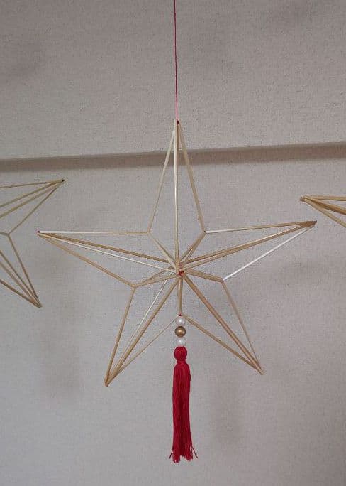 Xmas himmeli 赤 //クリスマスヒンメリ