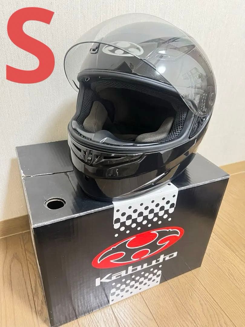 【急募】美品Kabuto FF-R III ブラックヘルメット 箱付き　Sサイズ