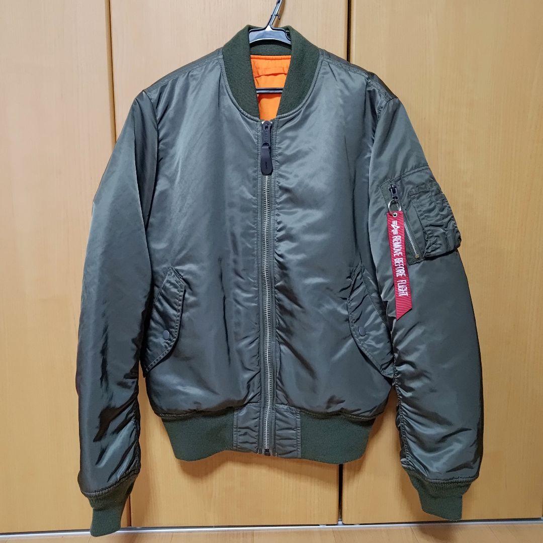 ALPHA 中綿MA-1 セージM(グリーン カーキ)