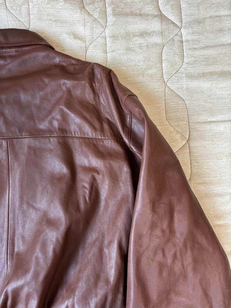 ラルフローレン　レザージャケット　スイングトップ　ポニーなし　90s A2