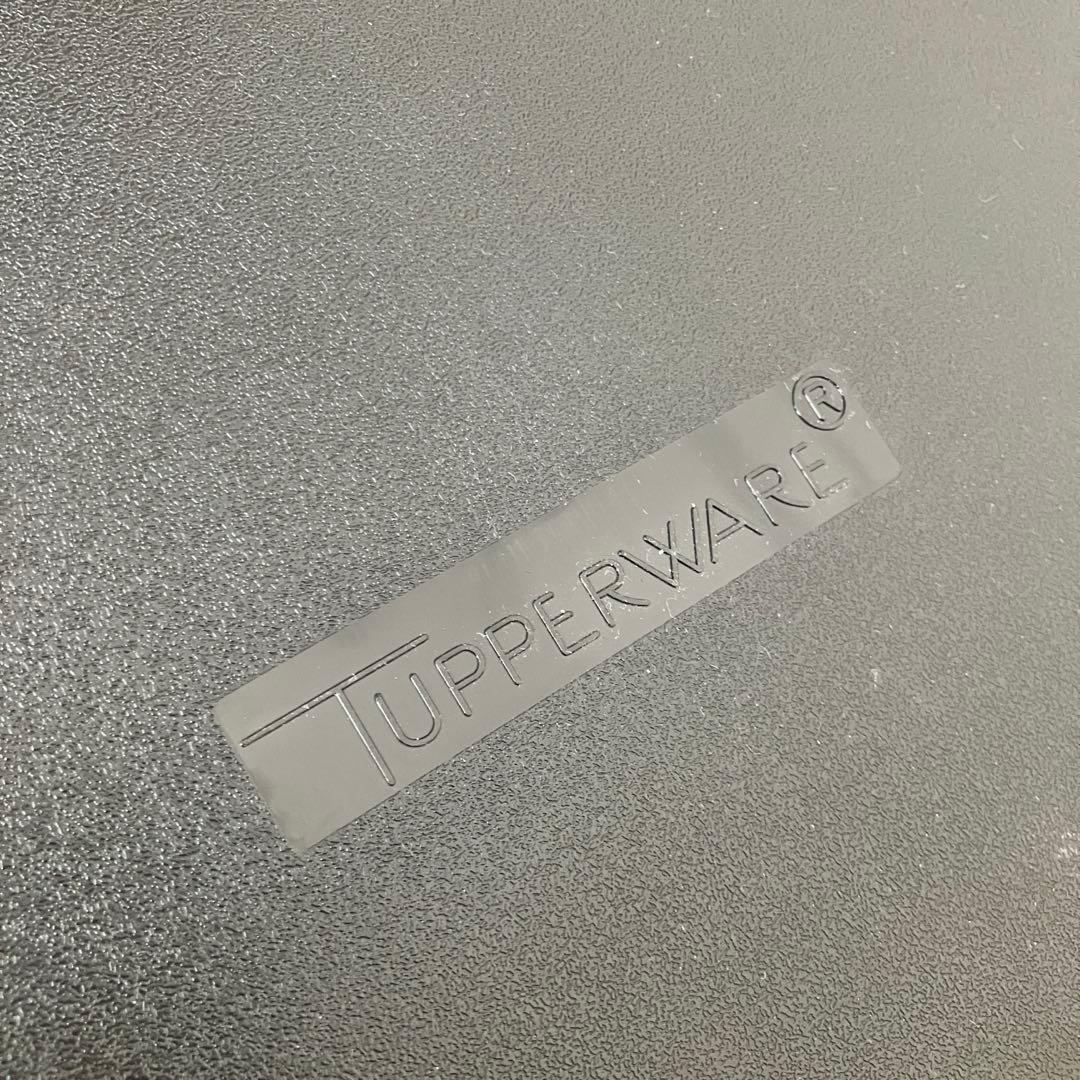 タッパーウェア ロングスーパーケース3個セット 黒2 セピア1