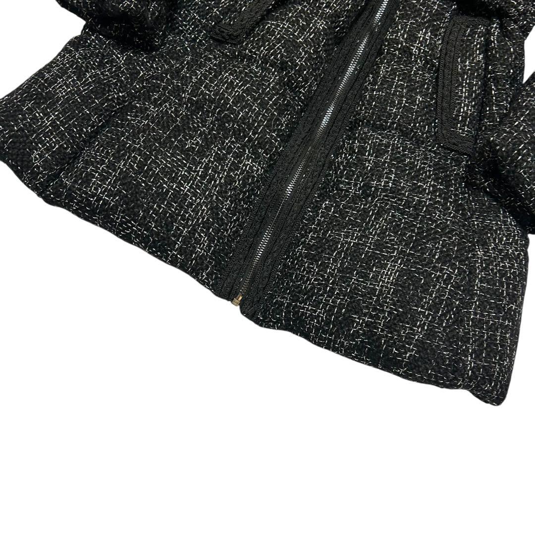 Riu Tweed down coat ツイードダウンコートRちゃん