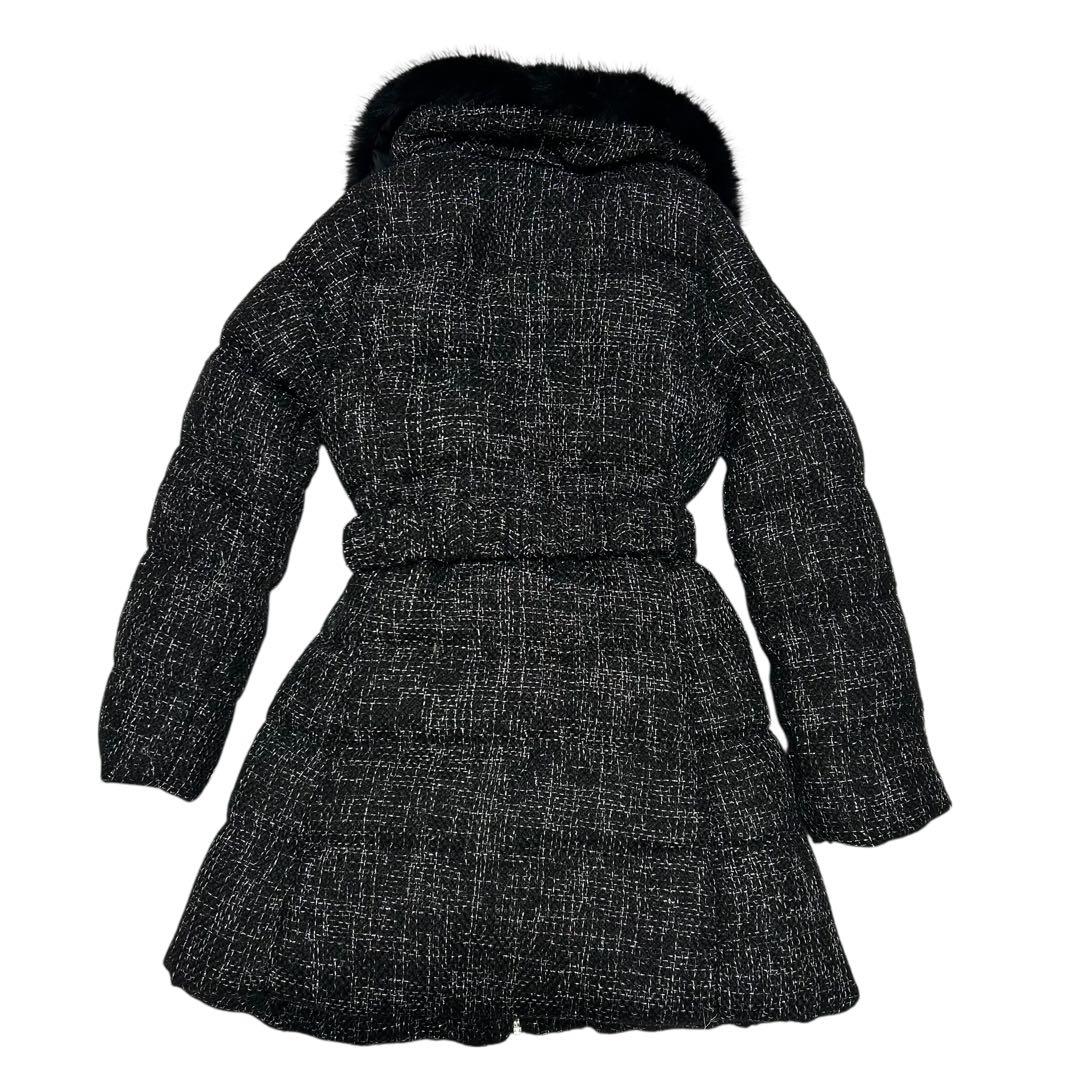 Riu Tweed down coat ツイードダウンコートRちゃん