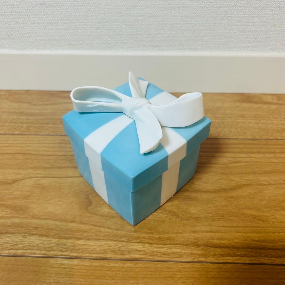 Tiffany&Co ティファニー ブルーボックス 陶器小物入れ　big