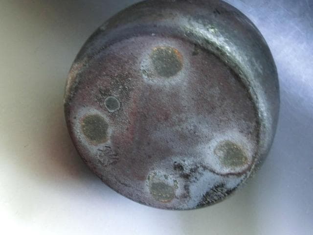 花瓶●丹波【清水美和雄作】丹羽の壺 一輪挿し 花器 作家物 桐共箱 時代物 骨董