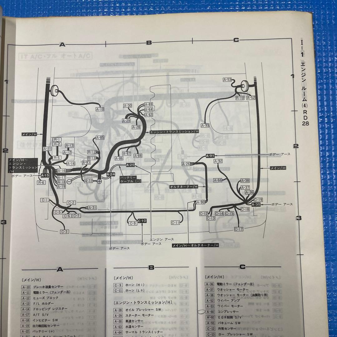 日産 Y31 グロリア セドリック 配線図