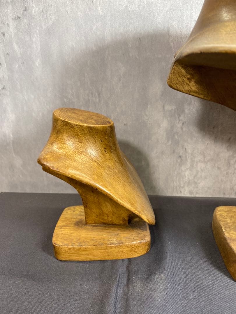 木製トルソー　大小2点セット　③