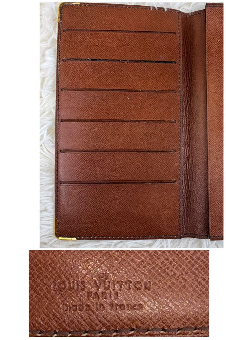 ルイヴィトン モノグラム 二つ折り財布 長財布 札入れ カードケース レザー