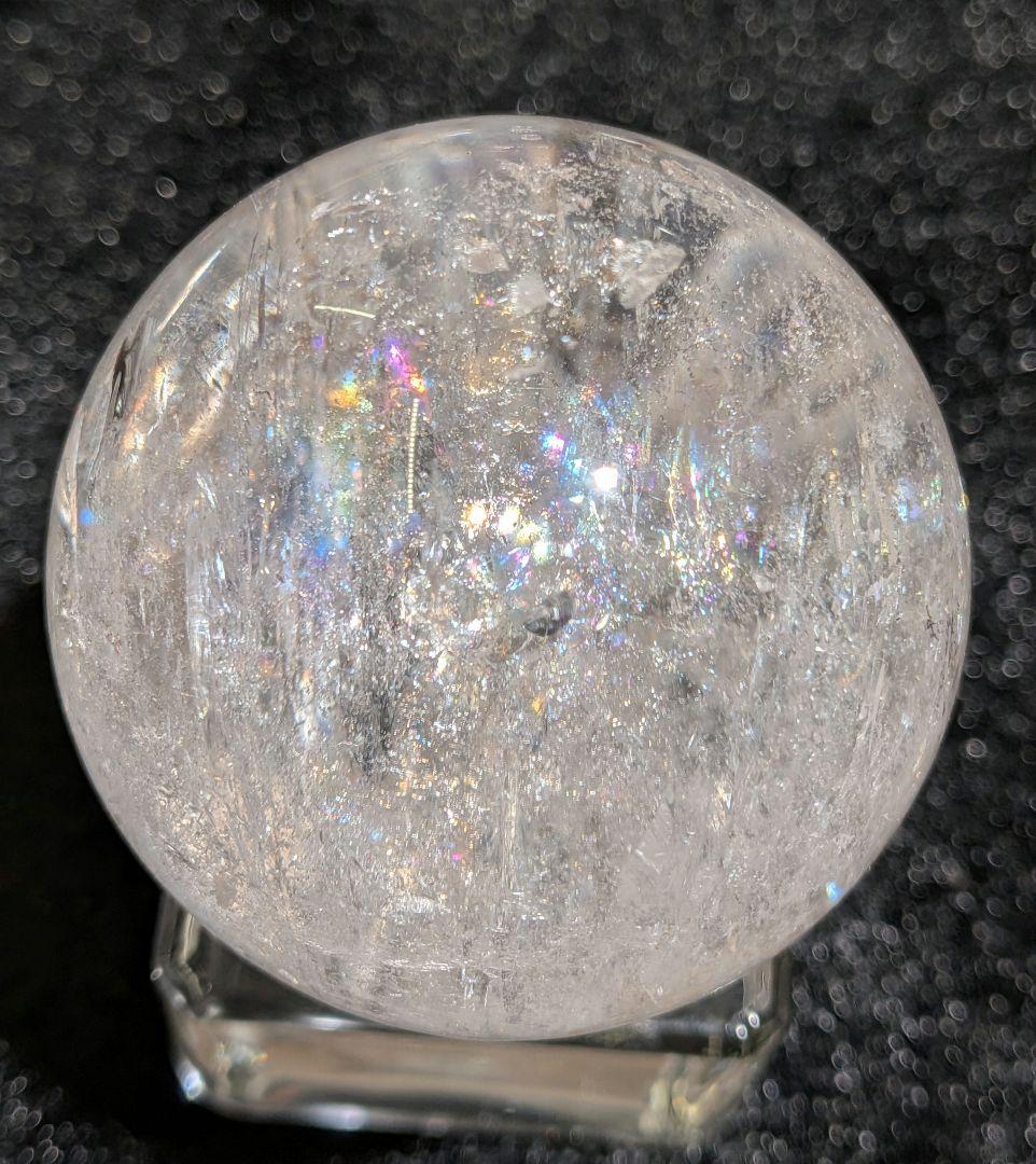 【高品質】天然石ピンクアゼツライト⑤スフィア 4.4cm　丸玉　置物　新入荷❣️