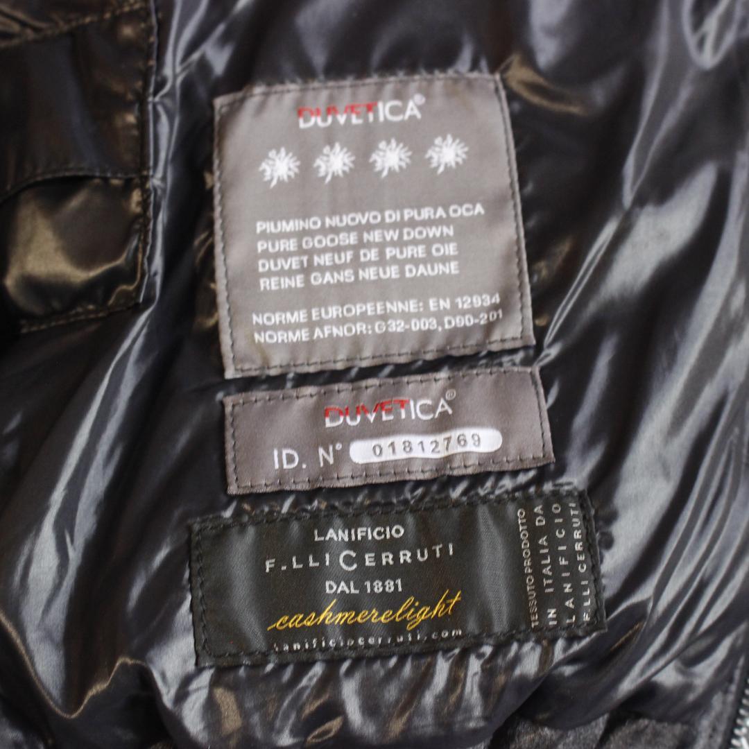 デュベティカ THIADUE カシミヤ ダウンジャケット グレー 38