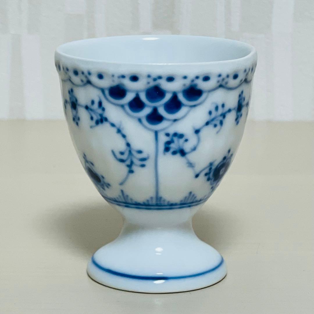 ロイヤルコペンハーゲン ブルーフルーテッド ハーフレース エッグスタンド 5個