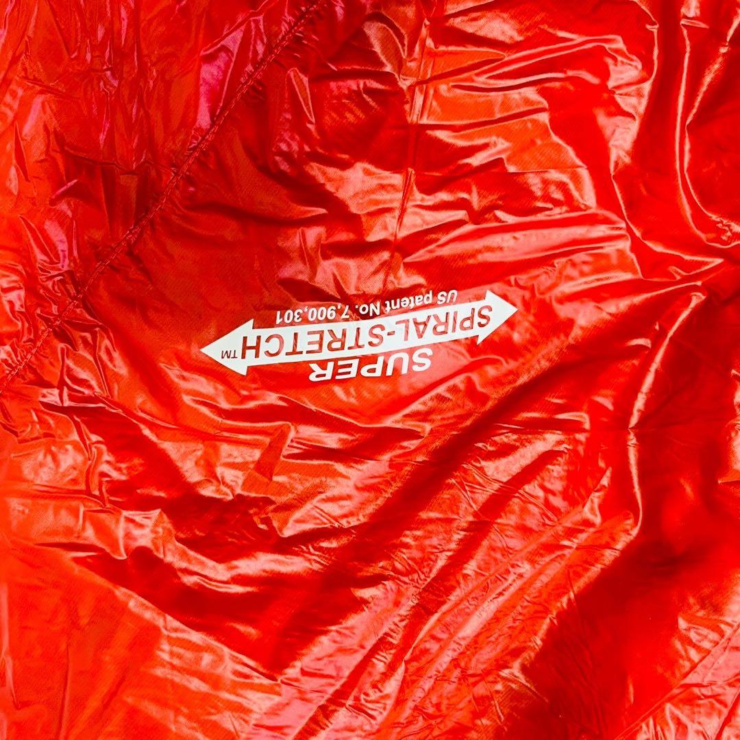 モンベル　シームレス ダウンハガー800 #3 R/ZIP レッド　保存袋あり