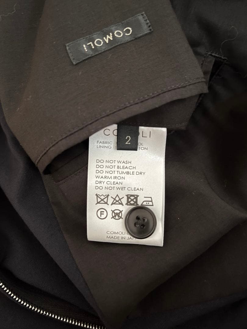 comoli 23SS ウールスイングトップ サイズ2